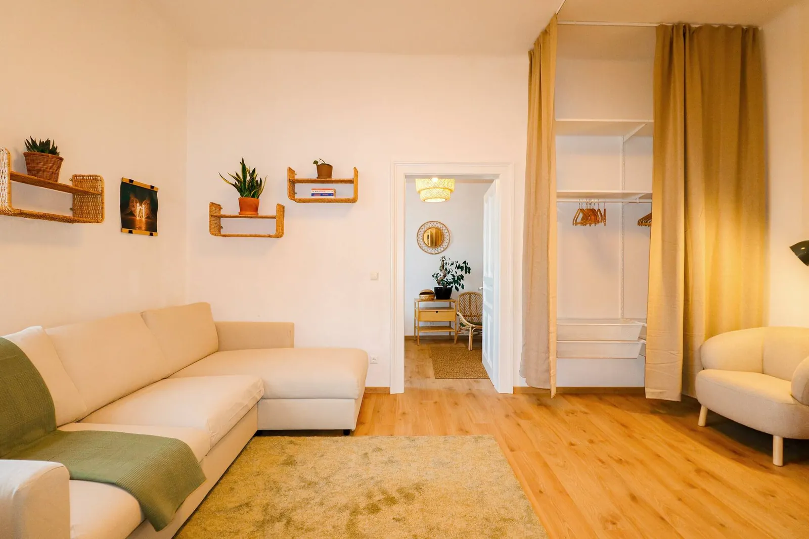 Wohnzimmer im Apartment Chillach 1