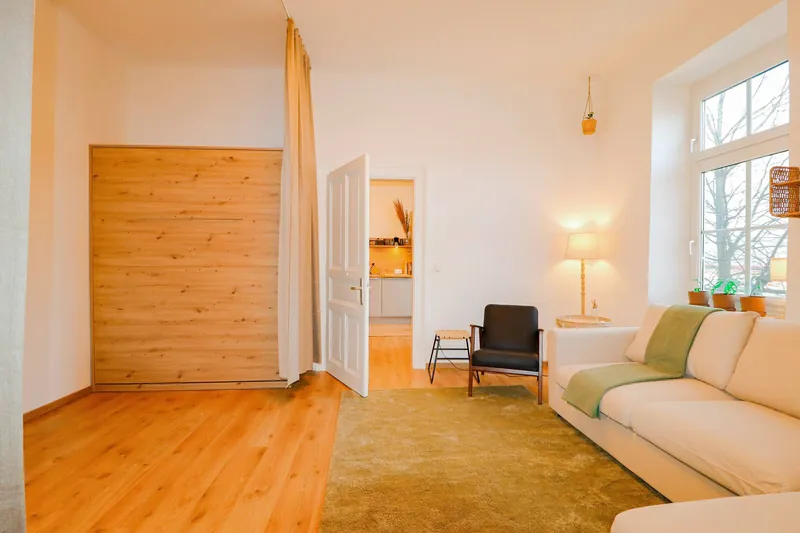 Wohnzimmer mit Stauraum