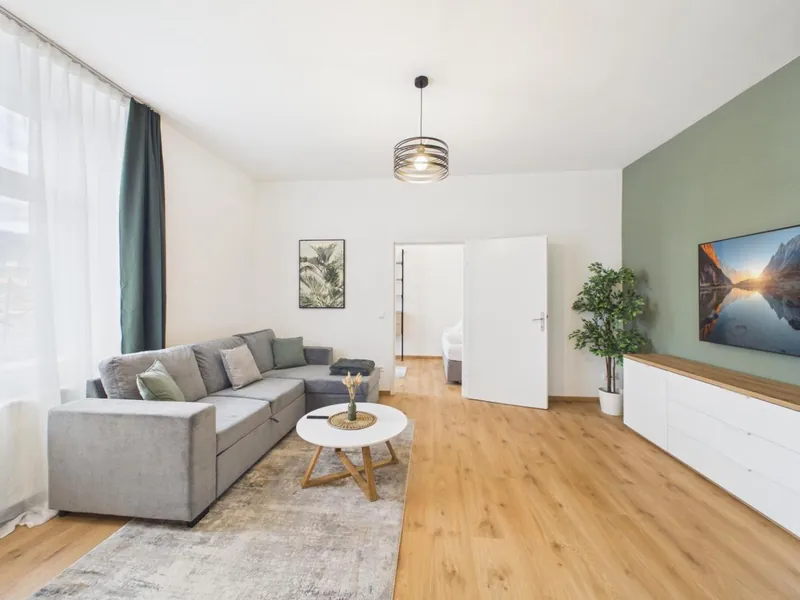 Wohnbereich mit Schlafsofa